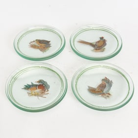 Set of Twelve Lynn Chase Glass Plates