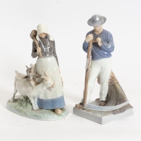 Two Royal Copenhagen Porcelain Figures