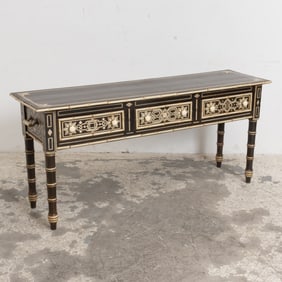 Moroccan Style Painted Console