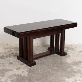 Modern Mahogany Console