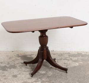 George III Style Inlaid Mahogany Breakfast Table