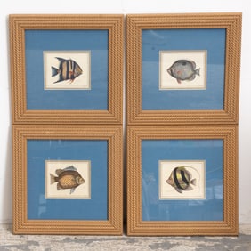 Set of Four Fish Prints