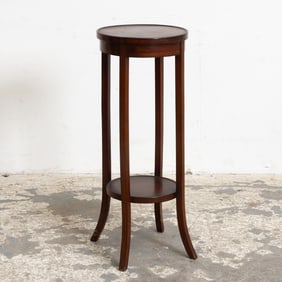 Mahogany Plant Stand