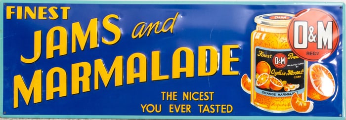 Metal Marmalade Sign