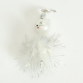 Soffieria De Carlini Glass Cat Form Tree Ornament