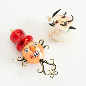 Two Had Form Tree Ornaments