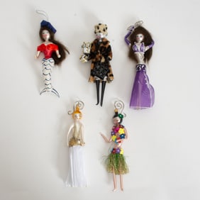 Group of Soffieria de Carlini Figural Glass Ornaments