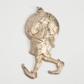 Gorham Sterling Silver Elf Form Tree Ornament