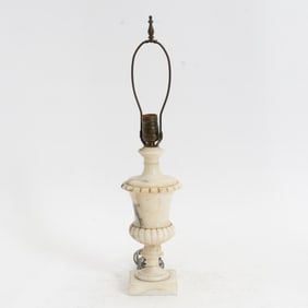 Alabaster Urn Form Lamp