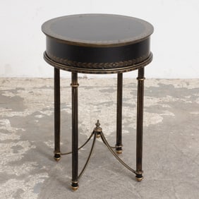 Louis XVI Style Painted End Table