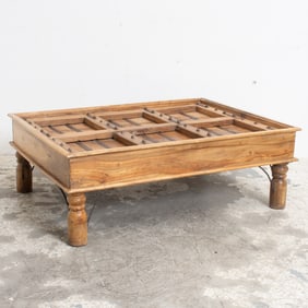 Rustic Door Top Coffee Table