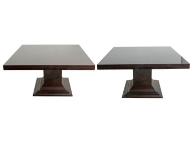 Pair of Modern lacquer dining Tables