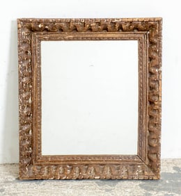 Carved Mahogany Framed Mirror