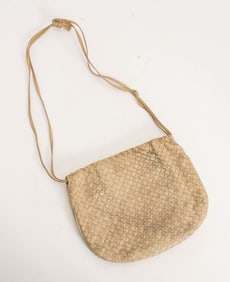 Bottega Venetta Tan Leather Woven Bag