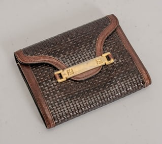 Fendi Brown Leather Wallet