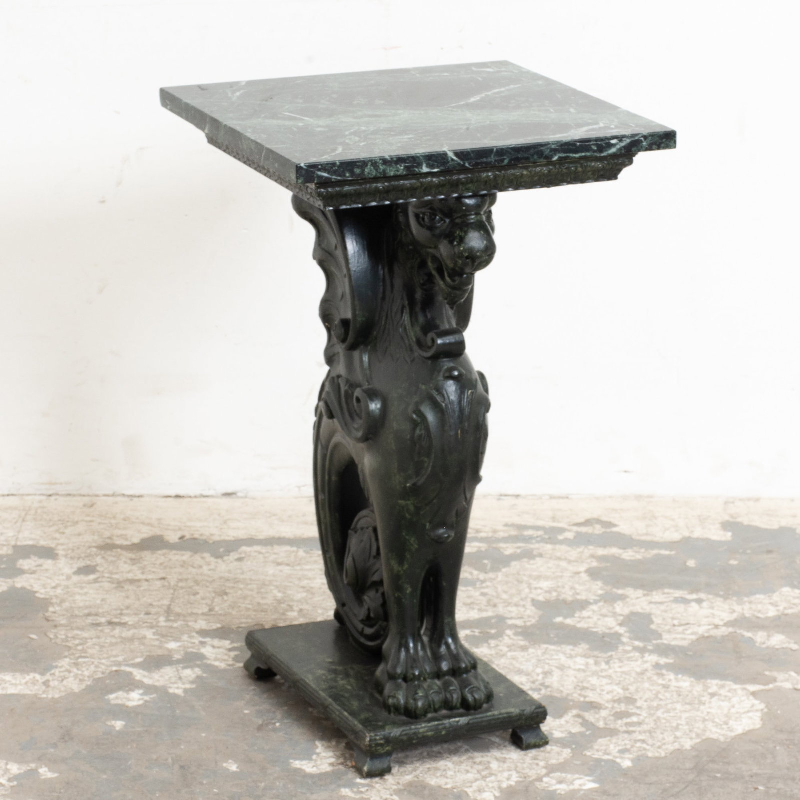 Griffin Form Marble Top Side Table (1 of 4)