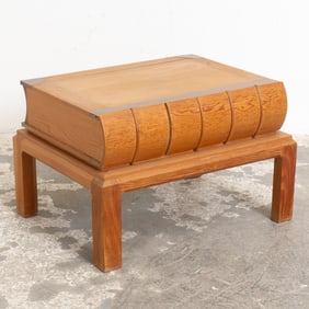 Pine Book-Form Top Low Table