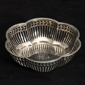 Sterling Silver Reticulated Bowl