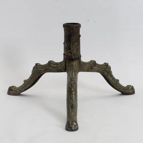 Antique German Cast Iron Christmas Tree Base