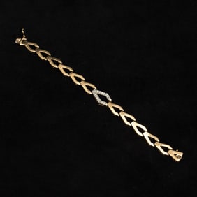 Gold and Diamond Bracelet