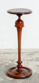Turned Mahogany Candlestand