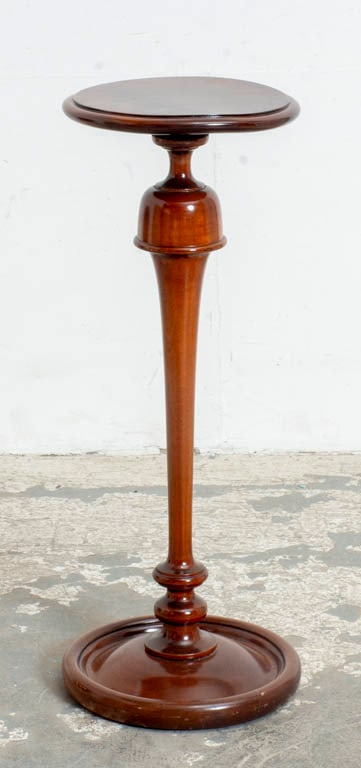Turned Mahogany Candlestand (1 of 4)