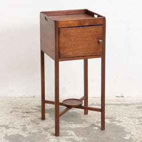 George III Mahogany Bedside Cupboard