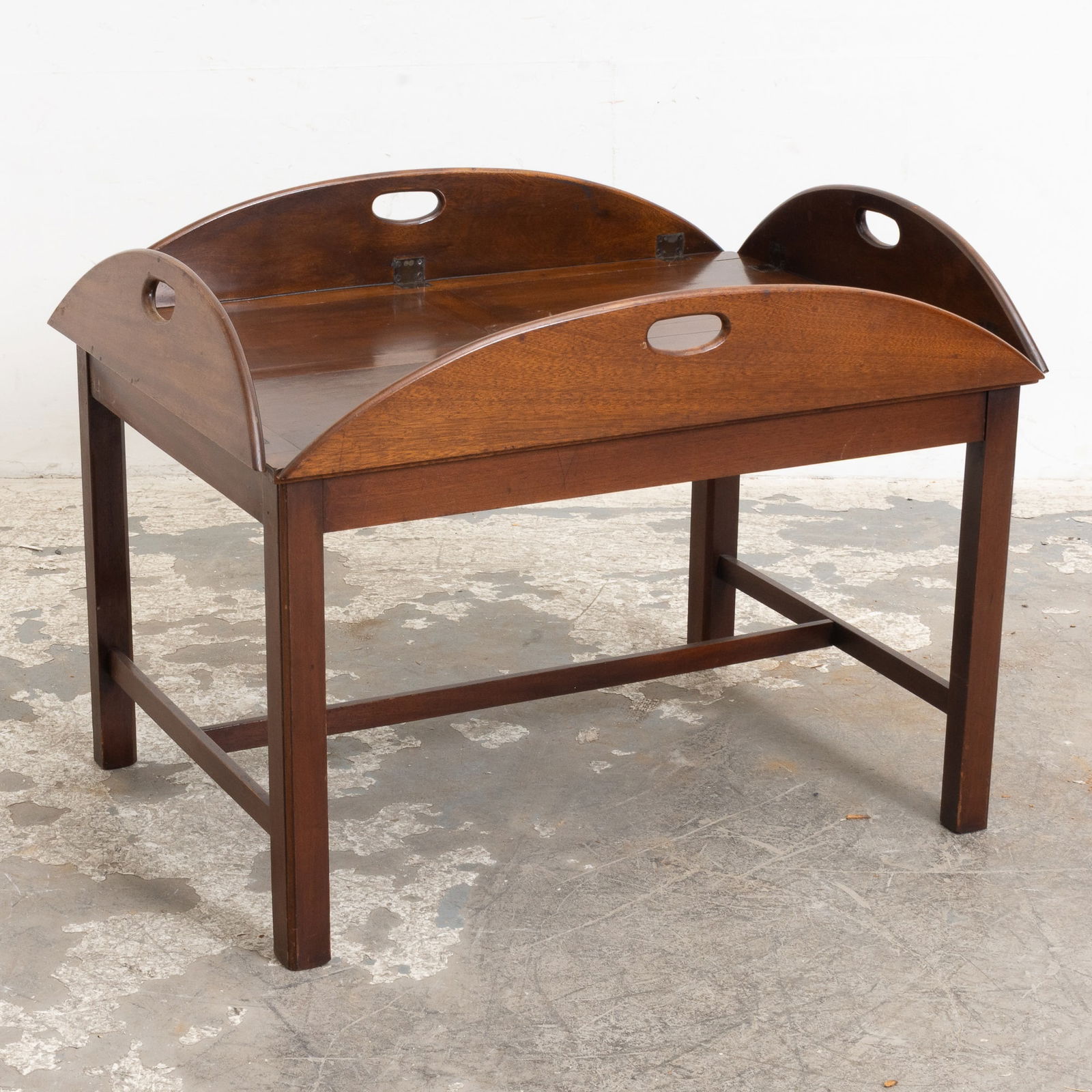 George III Style Mahogany Butler's Tray Table (1 of 5)