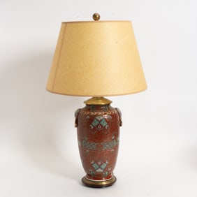 Chinese Style Painted Porcelain Vase