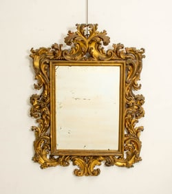 Italian Baroque Style Giltwood Mirror