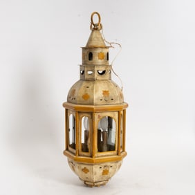Painted Tole Hanging Lantern