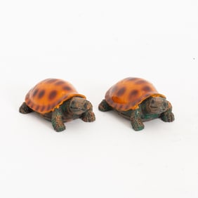 Pair of Ceramic Turtles