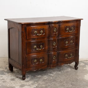 Provincial Louis XV Walnut Commode