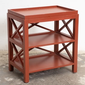 Painted Three Tier Shelf