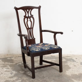 Georgian Style Mahogany Armchair