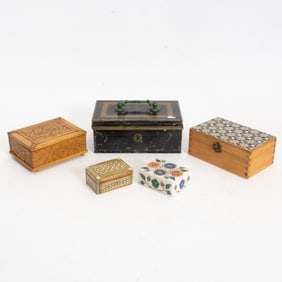 Assorted Group of Decorative Boxes
