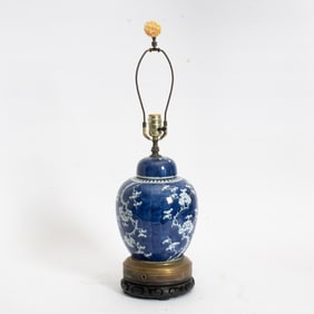 Chinese Blue and White Ginger Jar