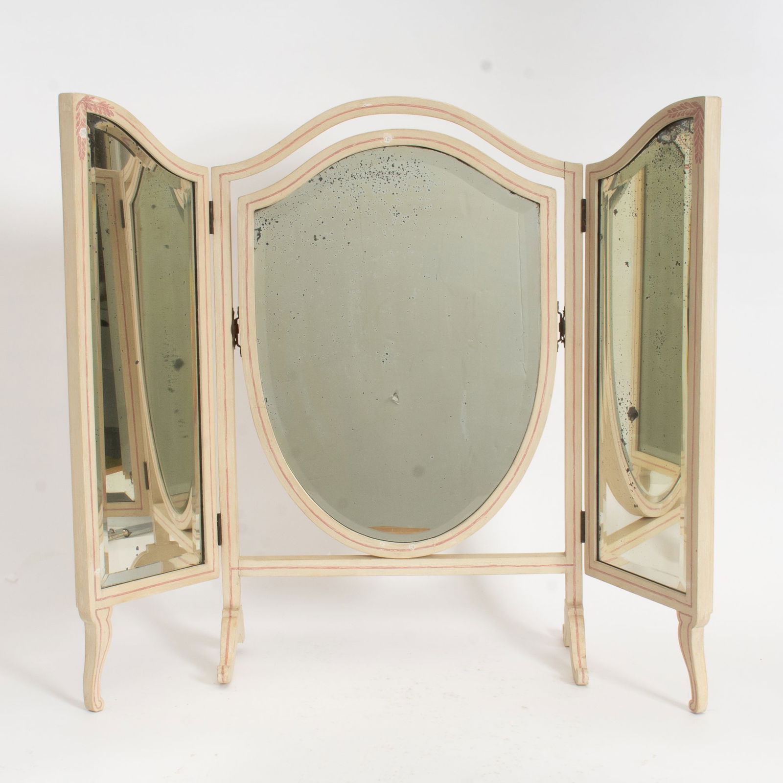 Cream Painted Vanity Mirror (1 of 6)