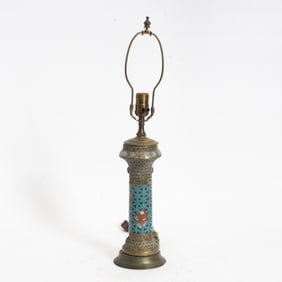 Chinese Champlevé Enamel Vase