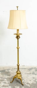 Brass Candlestick Floor Lamp
