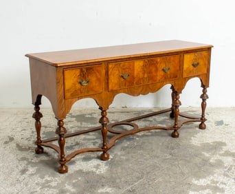 William and Mary Style Walnut Sideboard