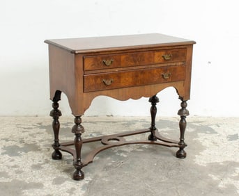 William and Mary Style Walnut Side Table
