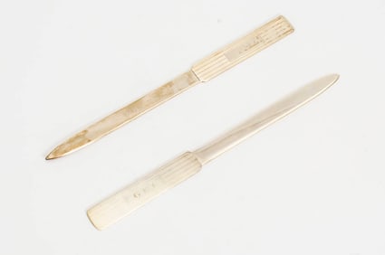 Two Tiffany Sterling Silver Letter Openers