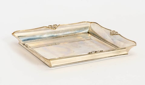 Italian Sterling Silver Square Tray