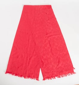 Hot Pink Coach Scarf