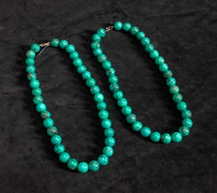 Pair of Turquoise Beaded Necklaces