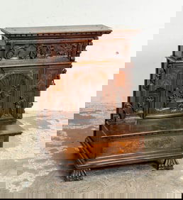 Italian Renaissance Style Walnut Prie-Dieu