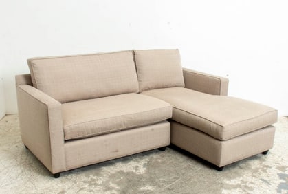 Tan Two-Piece Sectional