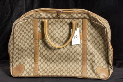 Gucci Monogram Patterned Suitcase