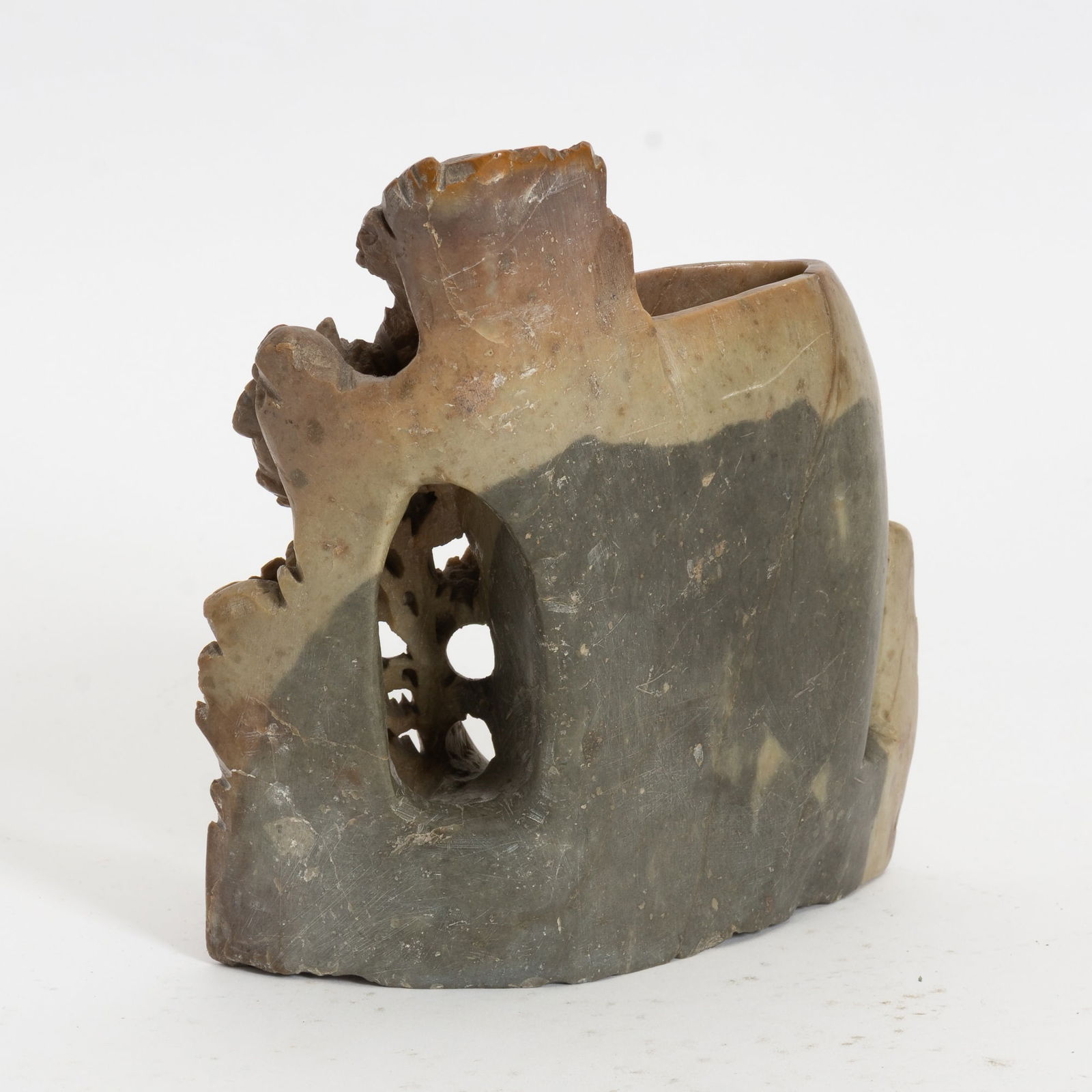 Chinese Soapstone Vase - 3